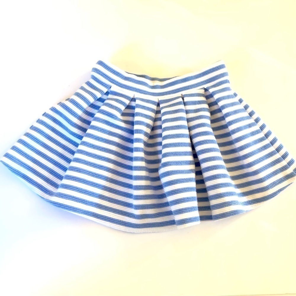 Gymboree Girls Box Pleaded Striped Flowy Skirt Size 18-24 months